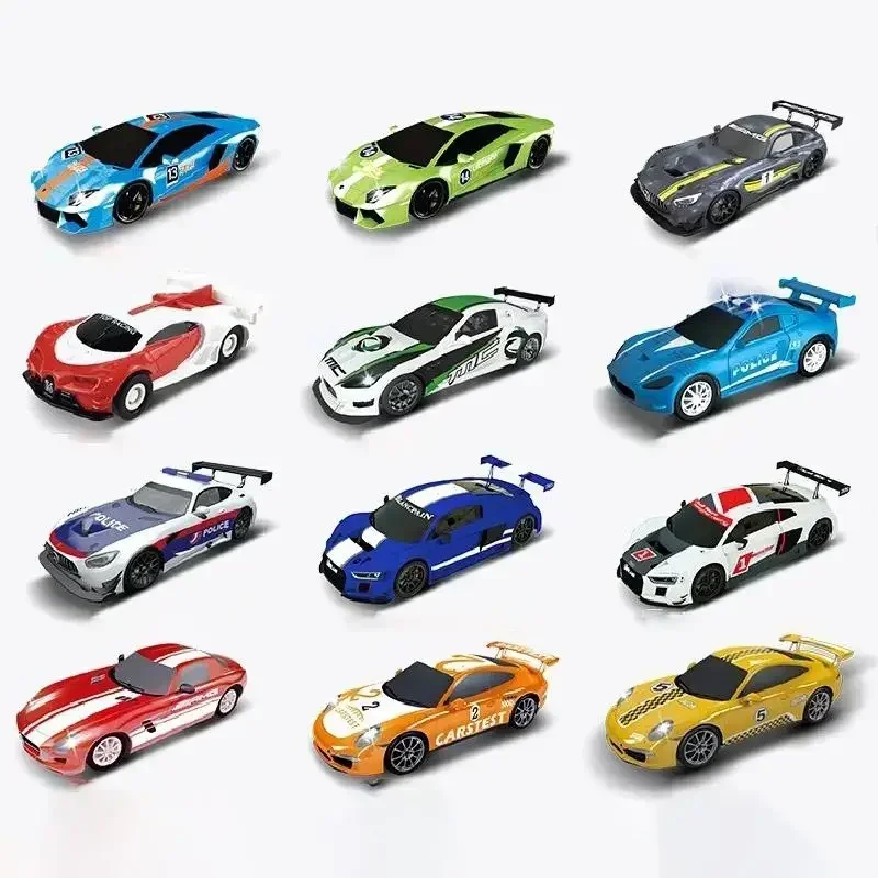 1:64 New Electric Race Track Car Accessories Toys Double Remote Control Car Autorama Circuit Railway Slot Vehicle Kids Gifts