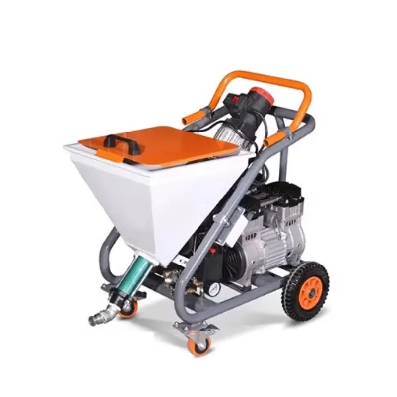 Multifunctional Electric Cement Slurry Putty Powder Waterproof and Fireproof Real Stone Paint Spraying Machine