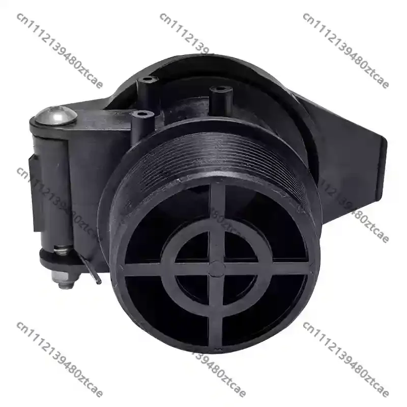 Plastic Vacuum Suction Wall Valve Cleanroom Central Dust System Floor Valve Fitting