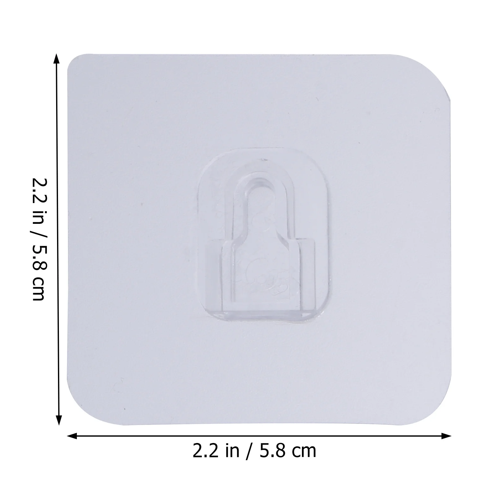 

40Pcs Storage Buckle Stickers Ultra-Thin Adhesive Nail Free Wall-Mounted Buckle for Household Seamless Storage Self-Adhesive