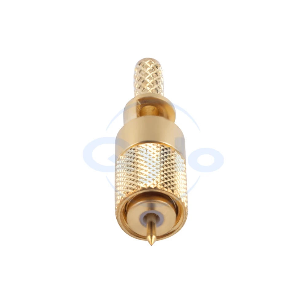 Accelerometer Connector M5/L5-J Male Spring-Loaded Retractable Solid Copper RF Connector 10-32UNF (1 pcs)