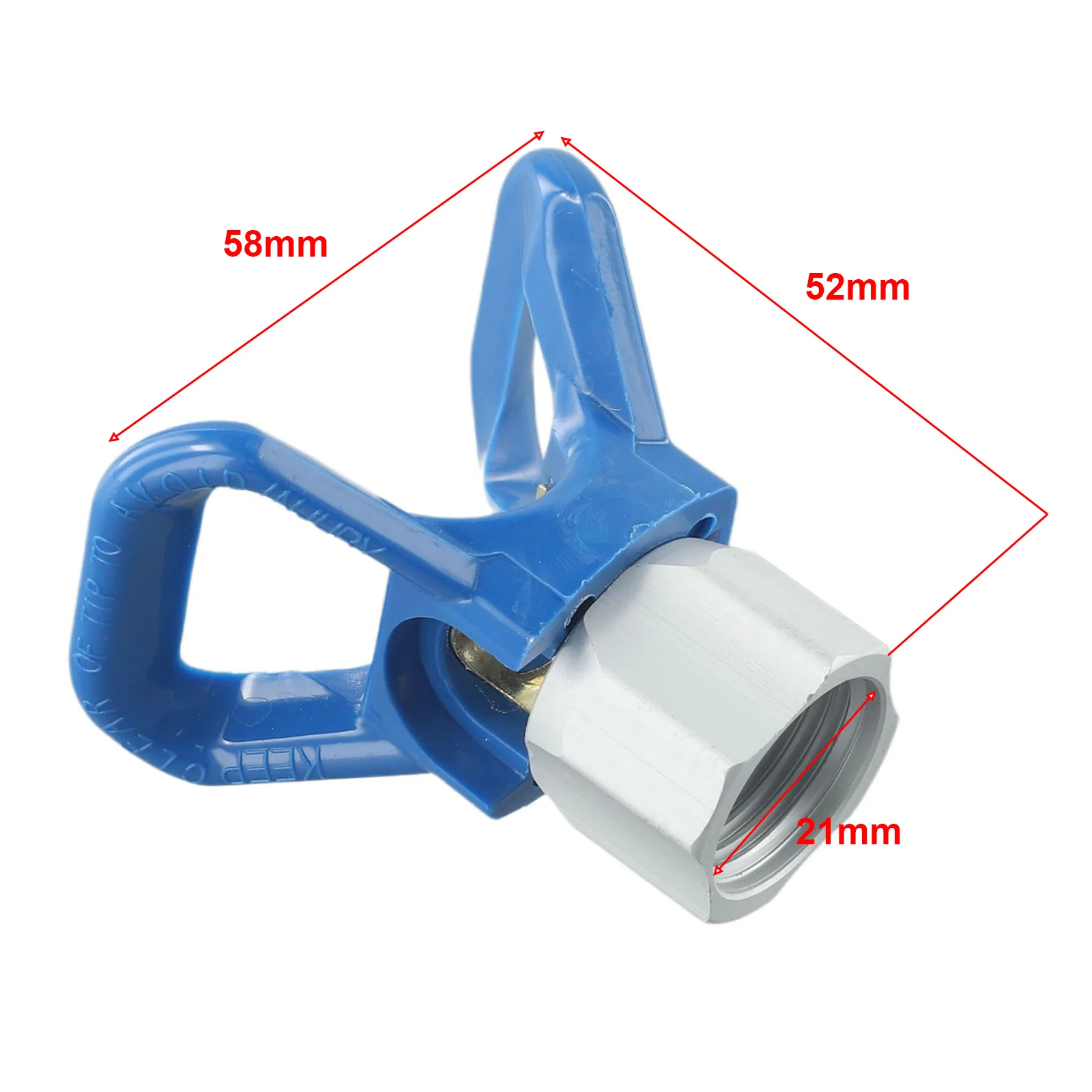 Paint Sprayer Nozzle Spray Machine Nozzle Airless Sprayer Accessory Replacement Anti-Corrosion Clear Thread Easy To Assemble