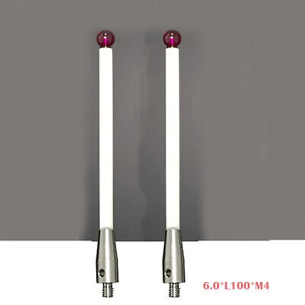 2pcs CMM Stylus Probe 6mm Ball Tips CMM Contact Probe Ceramic Roller Probes Testing Accessories For Renishaw A-5000-3712