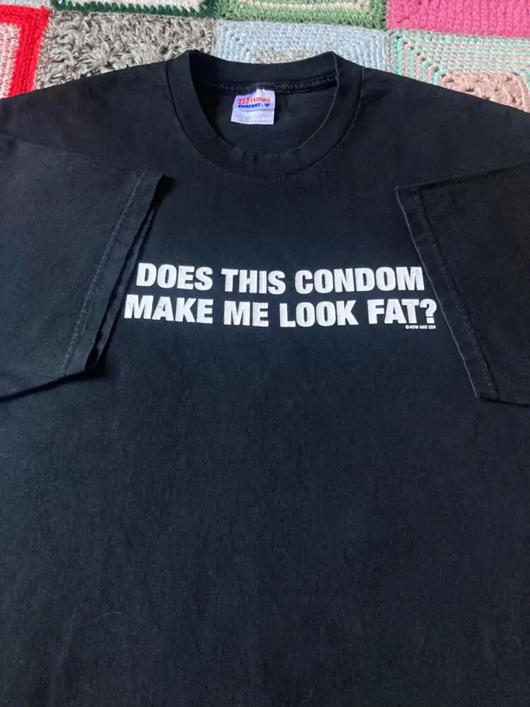 Vintage Condom Make Me Fat Tee