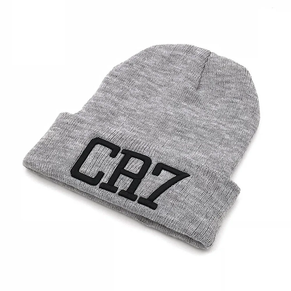 CR7 Beanies Knit Cap Winter Caps Skullies Bonnet Cristiano Ronaldo Winter Hats For Men Women Beanie Outdoor Sports Keep Warm Cap