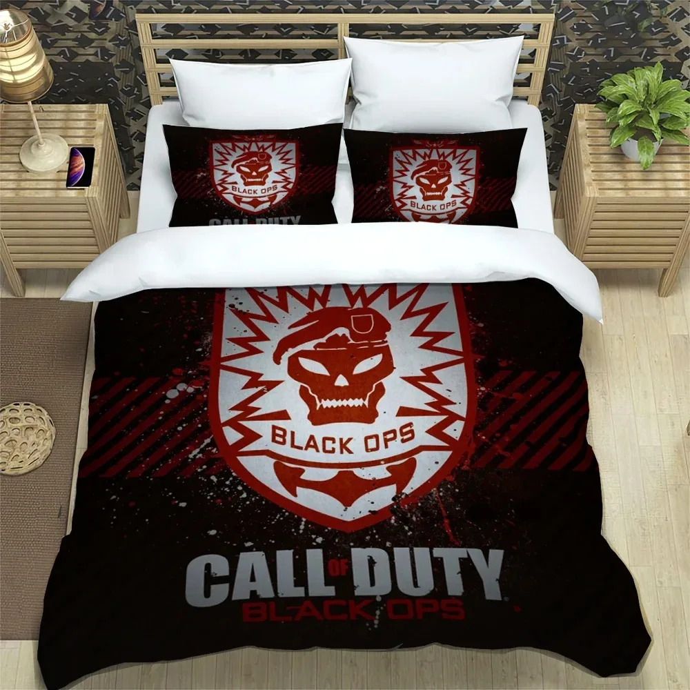 

Exquisite 3D Call Of Duty Wallpaper Anime Game COD Print Bedding Set Duvet Cover Comforter Bed Youth Girls Boys Gift