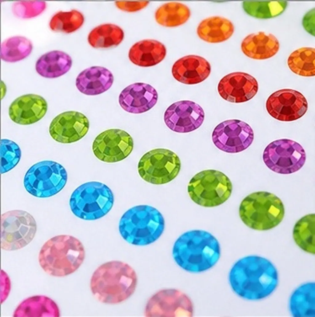 100Sheets Laser Color Coding Labels Round Dot Stickers 16 Colors Mini Circle Labels 6Mm for DIY Planner School Office Sparkle