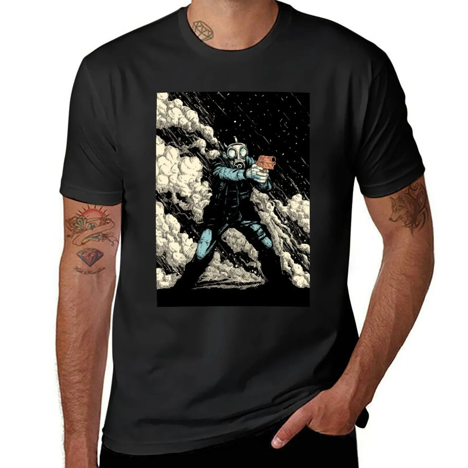 Attack! T-shirt sports fans tees summer tops Men's t-shirt