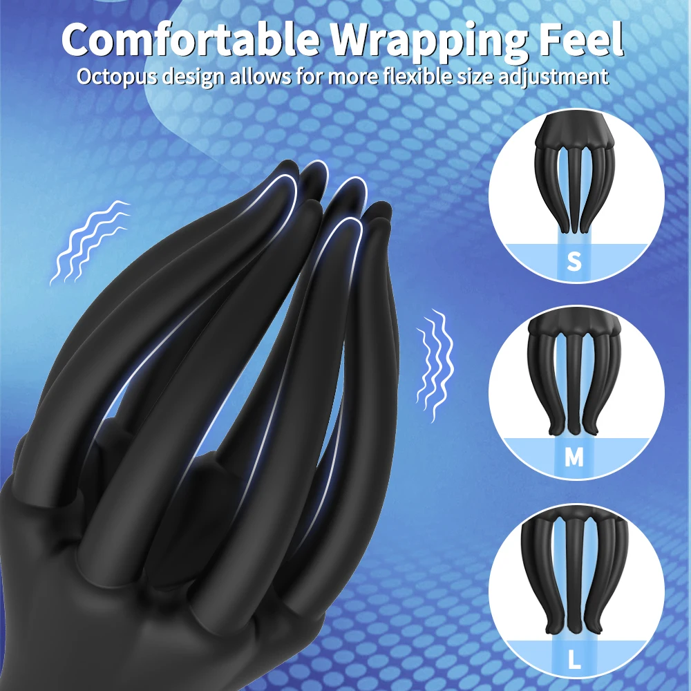 Glans Trainer for Men Vibrating Penis Oral Sex Masturbator Soft Fingertip Endurance Delay Exerciser Massage Vibrator Erotic Toys