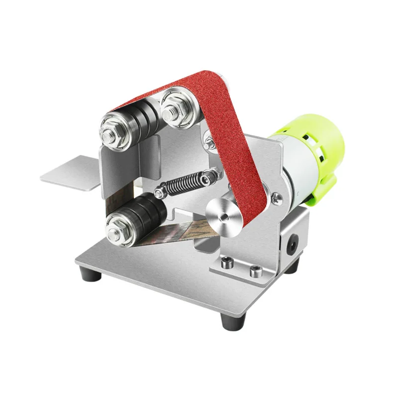 

Mini Electric Belt Grinding Polishing Machine Multifunctional Small Mini Woodworking Knife Sharpening Tool