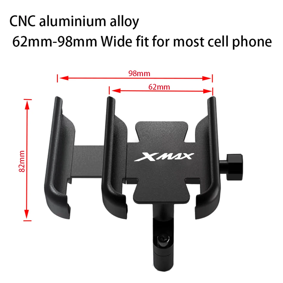 For YAMAHA XMAX300 XMAX400 XMAX X-MAX 125 250 300 400 Motorcycle Accessories handlebar Mobile Phone Holder GPS stand bracket