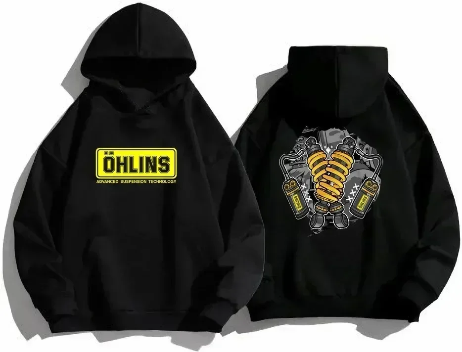 2024 Men's Hoodie Ohlins Sports Racing Top Ohlins RXF34 M.2 Men's Hoodie Printed Comfortable Hoodie