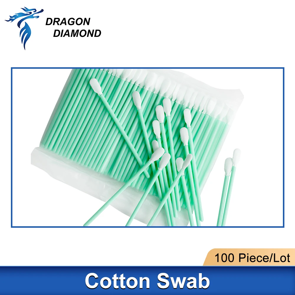 Dụng Cụ Vệ Sinh Công Nghiệp Máy Không Dệt Vải Tăm Bông Đầu 100 Cái/gói Chống Bụi Dài 69Mm 100Mm 121Mm 160Mm