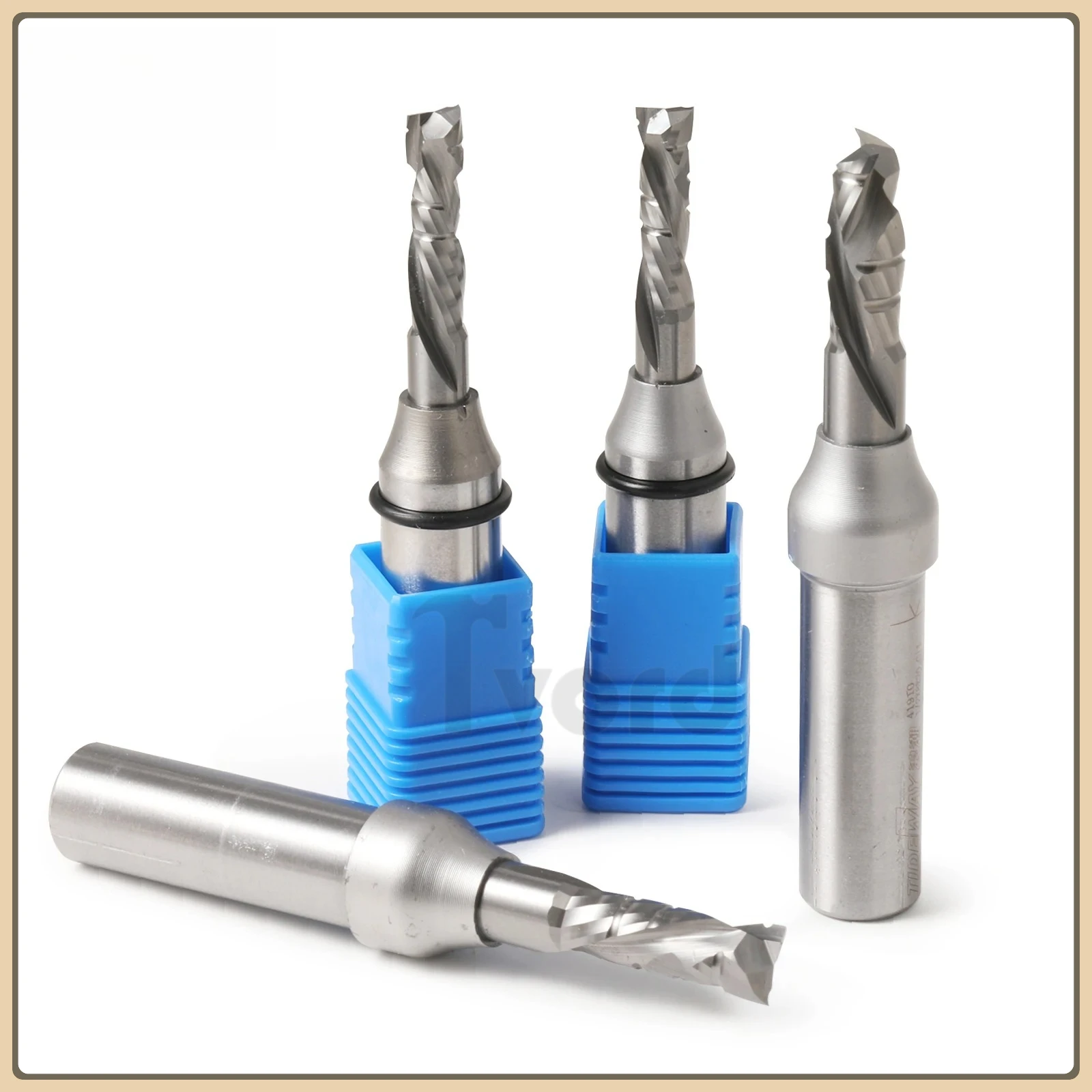 

A9 TCT 12.7mm Compression Milling Cutter UP&DOWN Cut Two Flute Spiral Slotting Milling Tool CNC Router Bit Wood