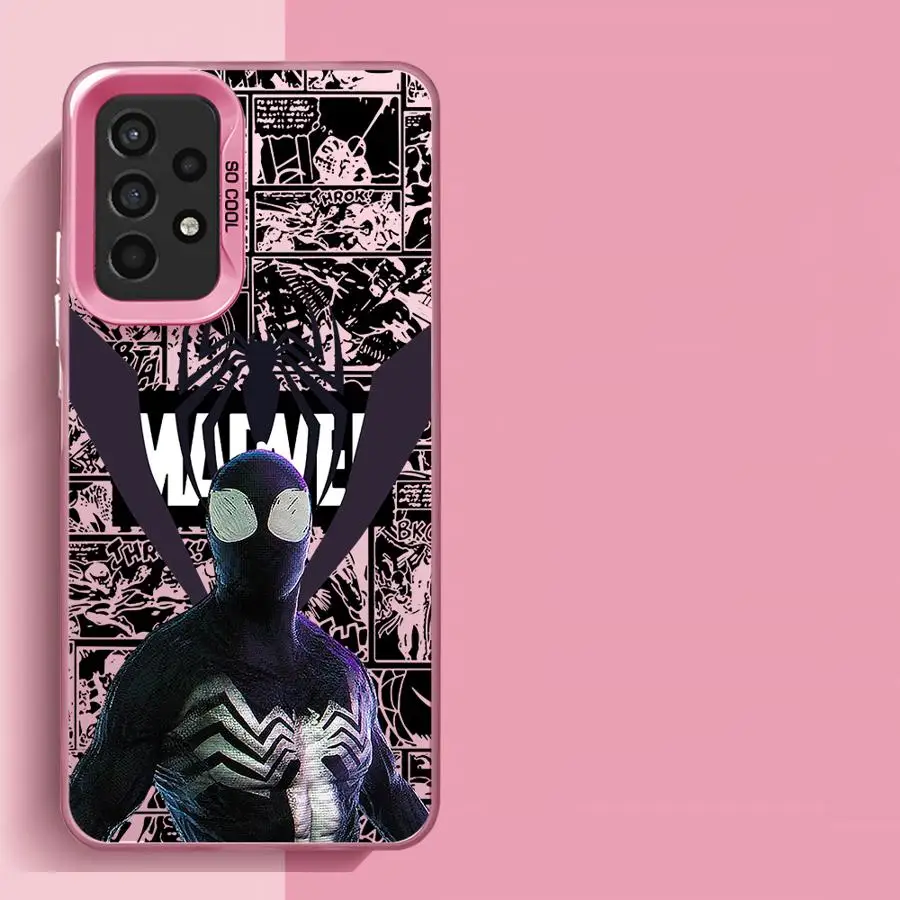 Marvel Sipiderman Logo Case for Samsung Galaxy A20 A51 A30 A50 A71 A03 A05 A21s A10 A03s A72 A73 4G Bumper Capa Cover image 4