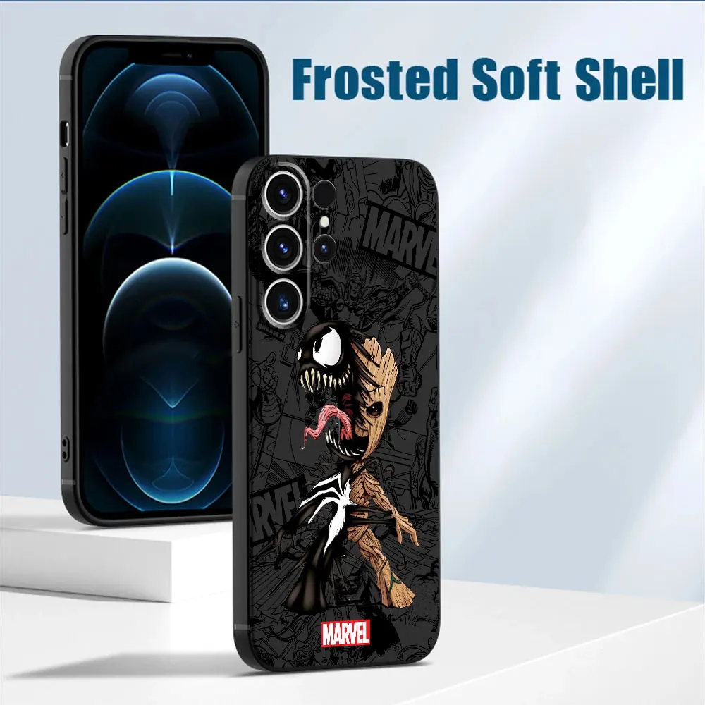 Marvel Groot Baby Cover TPU Soft Case for Samsung Galaxy S9 S8 S7 S23 24 S10e S21 Ultra 5G S22 Plus S20 FE S10 S8Plus Bag Back - náhled 5