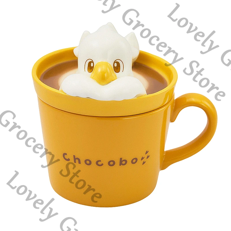 

Anime Chocobo Sephiroth Cosplay Cartoon Ceramic Mark Cup Prop Mug Garage Kits Accessory Mascot Ornament Ambitus Collection Gift