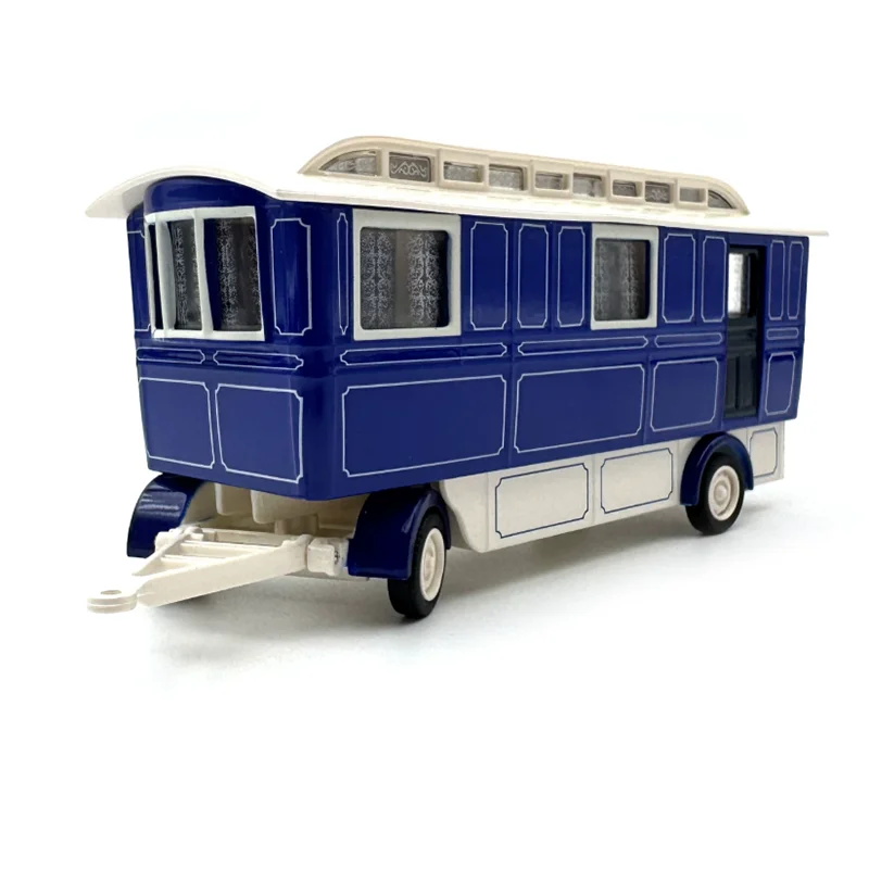 OXFORD 1/76 Scale Travel Trailer Alloy Vintage Car Model Simulation Toy Desktop Display Exquisite Gift