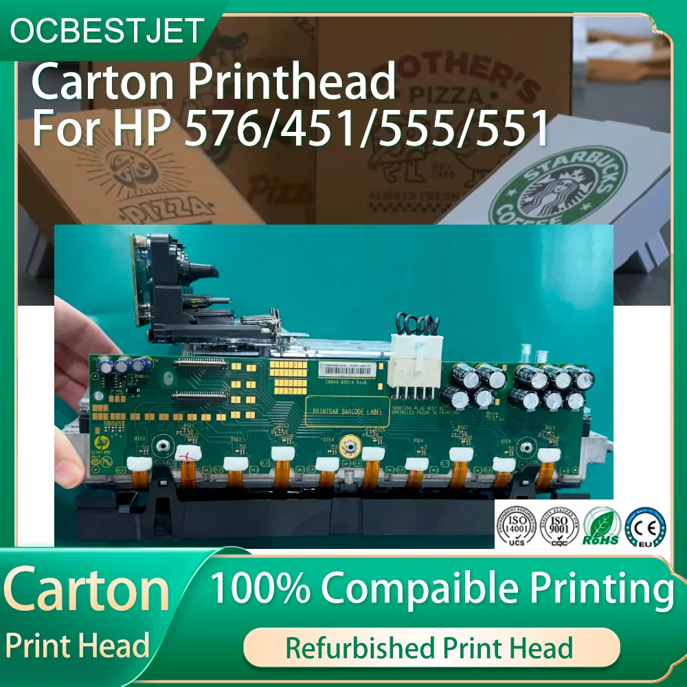 Carton Box Print head For Hp 970 971 972 973 974 975 Printhead Print Head For HP 452/477/577/556/586/576/451/555/551 Print Head