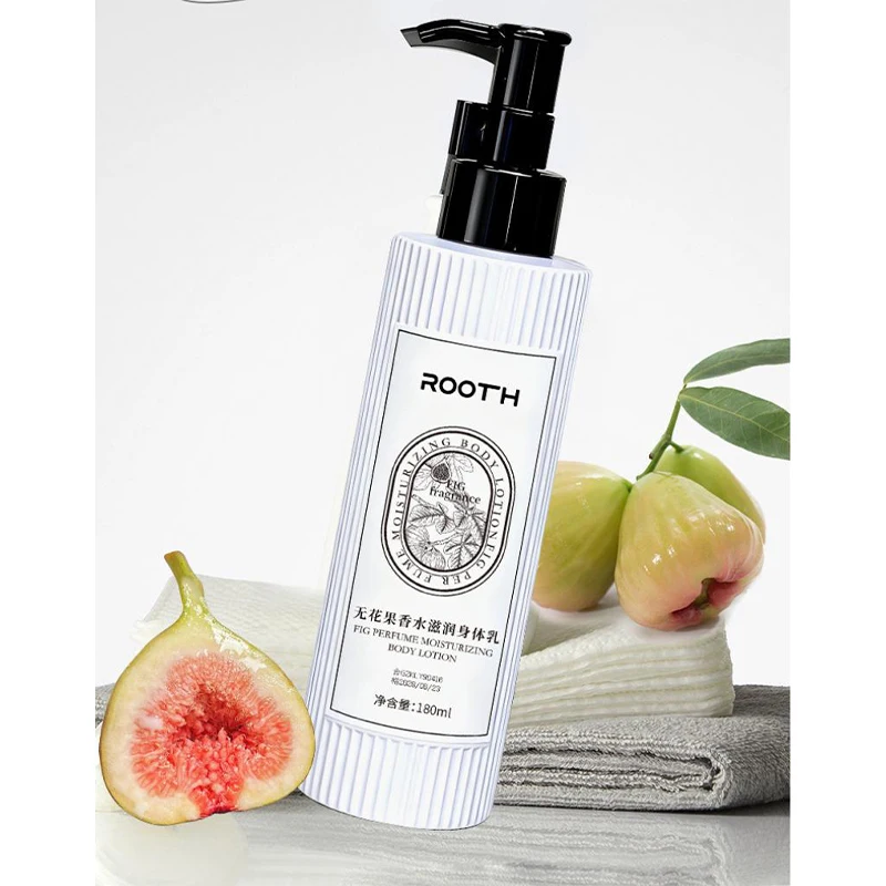 لوشن الجسم برائحة التين، مغذي للترطيب العميق، بشرة قوية ناعمة وتجديد شبابها، مضاد للتجفيف، يزيل الجلد الميت