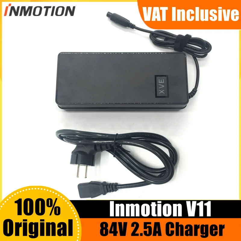 Official Original INMOTION Accessories 84V 2.5A Charger Spare Part Suit for Inmotion V11 Electric Unicycle Charger Power Supply