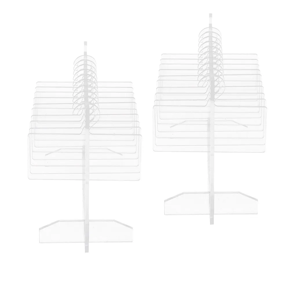 

2Sets Premium Acrylic Nail Tips Display Board Eye-Catching Manicure Display Frame for Salon Shop Home Nail Art Supplies