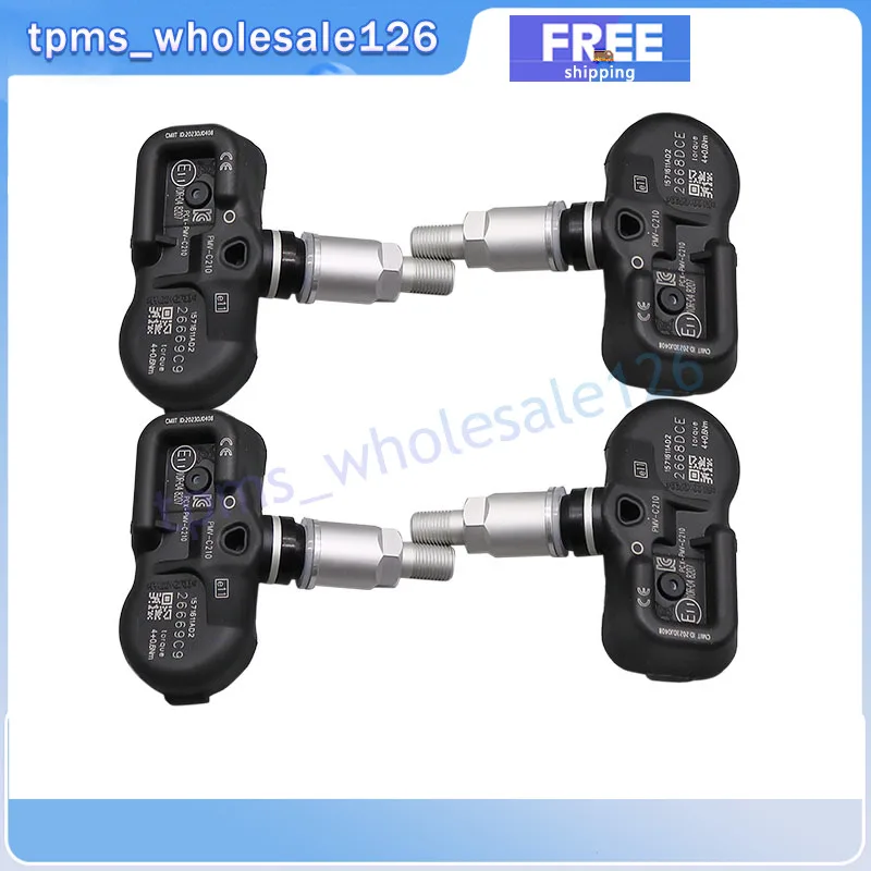 PMV-C210 42607-02031 42607-02030 42607-30070 Car Tire Pressure Sensor 4PCS For Toyota Avensis Auris RAV4 Yaris Verso TPMS 433MHZ