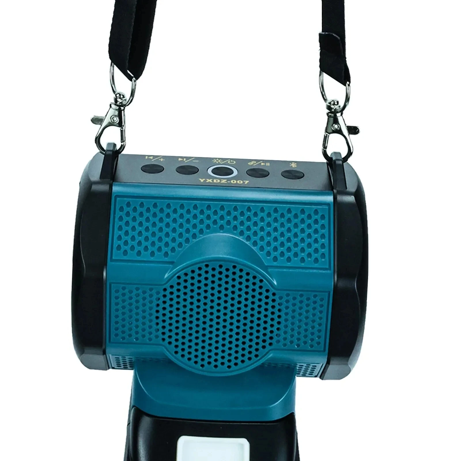 Bluetooth Speaker for Bosch 18V Li-ion Battery With USB Type-C Port Cordless Small Speaker for Jobsites, Home and Party