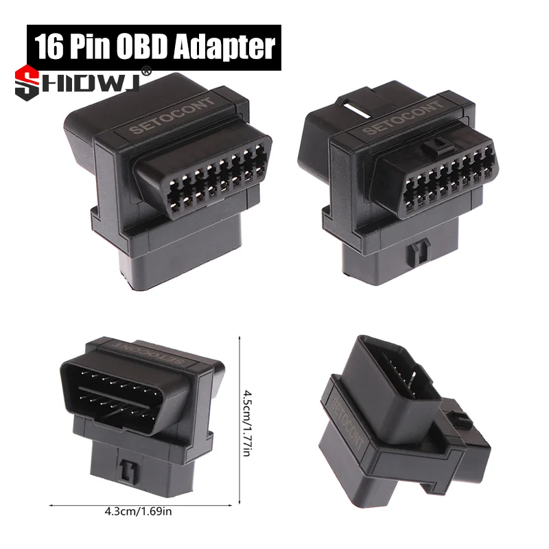 

16-контактный кабель-конвертер OBDII 16-контактный разъем «папа» на 2 «мама» OBD2 адаптер для диагностического удлинителя