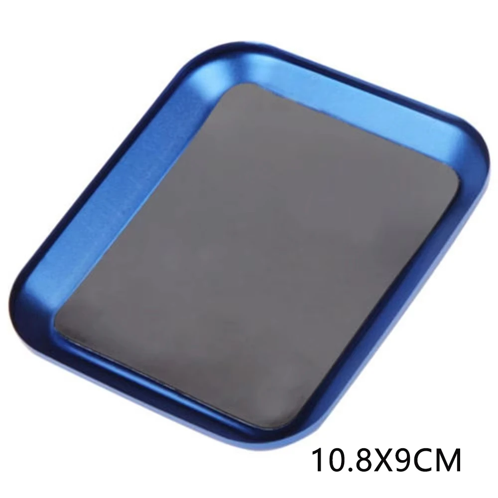 RS 98*98*11mm CNC Aluminium Magnetische Schroef Lade Moer Pakking Opslag Tool voor RC Auto boot Vliegtuig Model