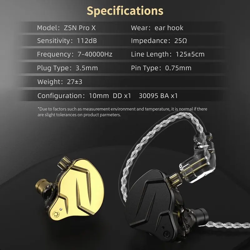 1BA+1DD Driver HIFI DJ Running Sport Earbud DIY Earphones