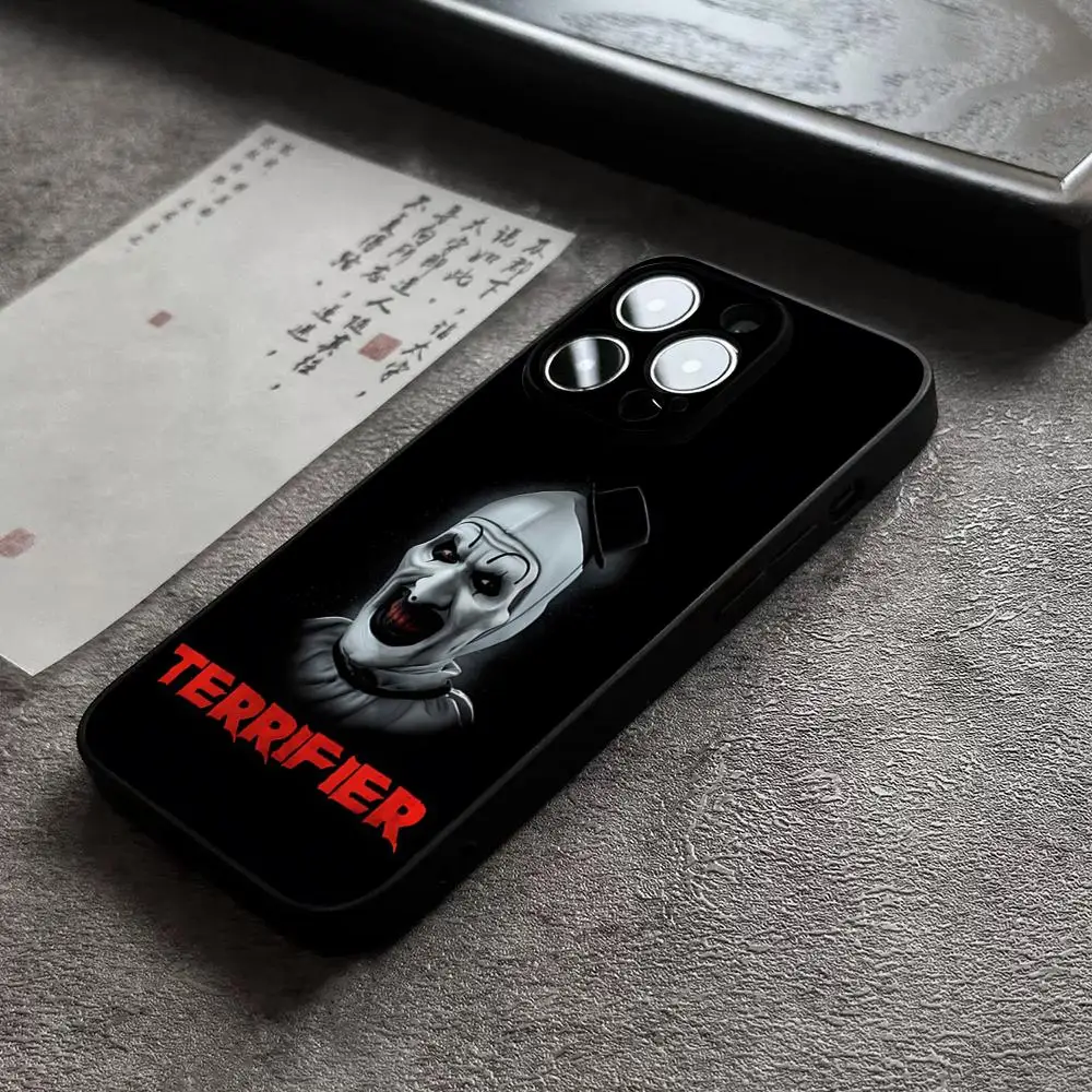 Horror Movie Terrifier Phone Case For 14 Pro Max For Apple Iphone 16 15 Po Max 12 Mini 11 13 Pro Xr X Xs 8 7 Plus Back Cover