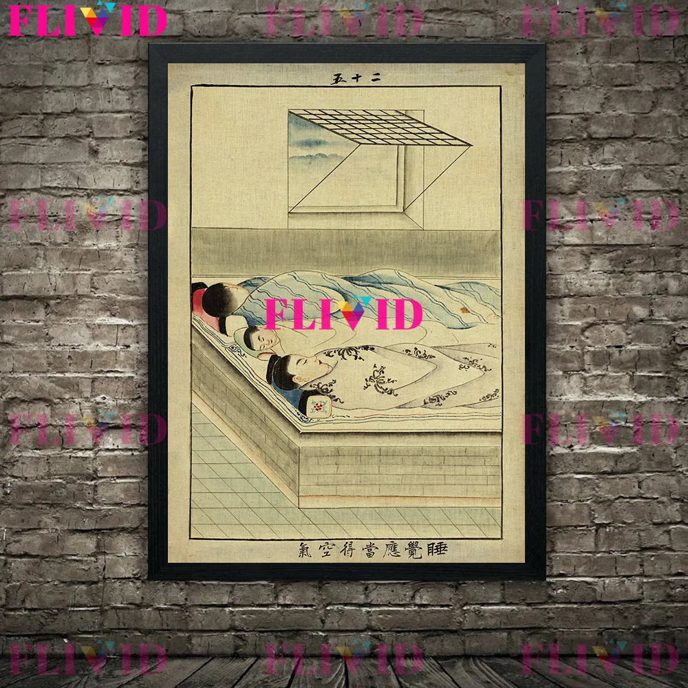 Parenting Classics Illustration Antique Wall Art Canvas Painting,Preschool Education Vintage Art Poster And Print,Home Decor