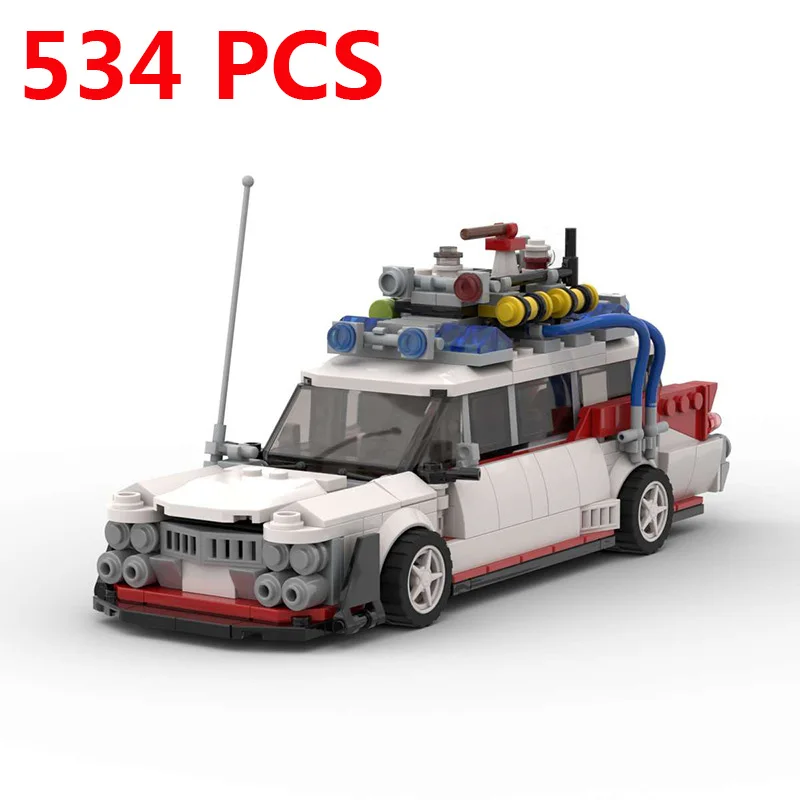 Hot Classic Movie Ghostbusters Bricks Creative Car Model Assembly Building Blocks Vehicle Toys Children's New Year Gifts