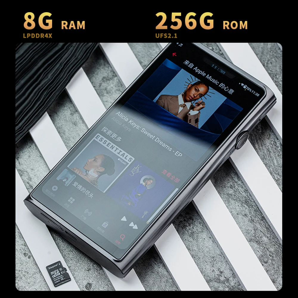 Shanling M9 Android reproductor de música portátil MP3 AMP Dual AKM AK4499EQ DAC Chips Bluetooth 5,0 LDAC DLNA/Airplay DSD512 MQA 16X