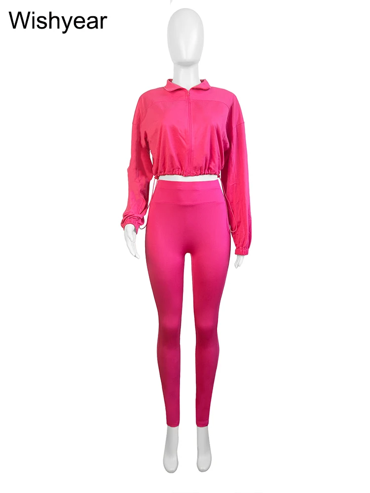 Conjunto informal de 2 piezas para mujer, Sudadera de manga larga y pantalones, chándal de calle para correr, chándal de Fitness