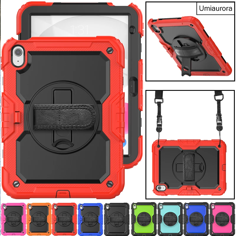 

Для IPad Mini5 9,7 Air 10,5 7 8 9 10,2 10 10,9 11-го поколения 11 дюймов A16 Прочный прочный чехол для планшета с подставкой противоударный Funda