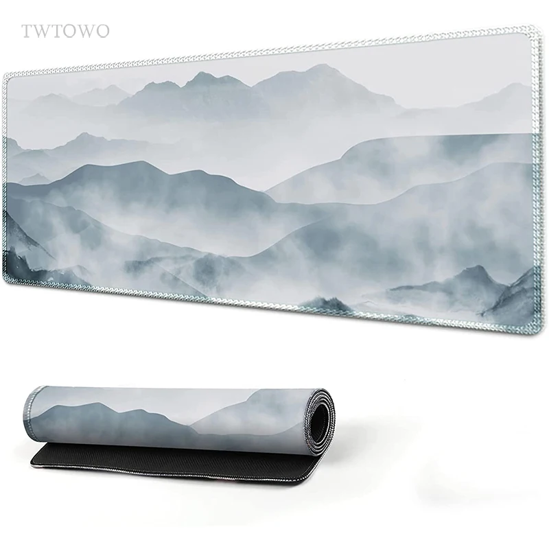 

Mouse Pad Gamer Chinese Mountain Scenery XL HD Mousepad XXL Mechanical Keyboard Pad Non-Slip PC Mice Pad Table Mat