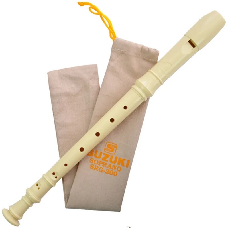 High-Quality SUZUKI SRG-200 SRG-405 Germany Type 8-Holes Soprano Recorder/ Flute Student Beginner Recorder