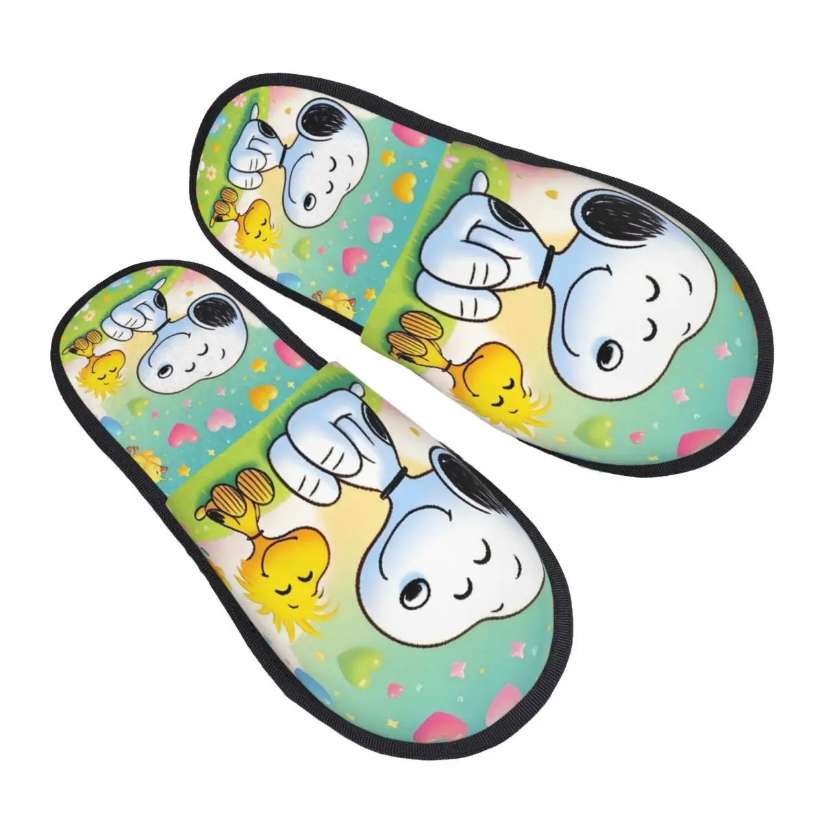 

Пользовательские гостевые тапочки с изображением собаки Снупи для спа, женские домашние тапочки с героями мультфильмов Kawaii Anime