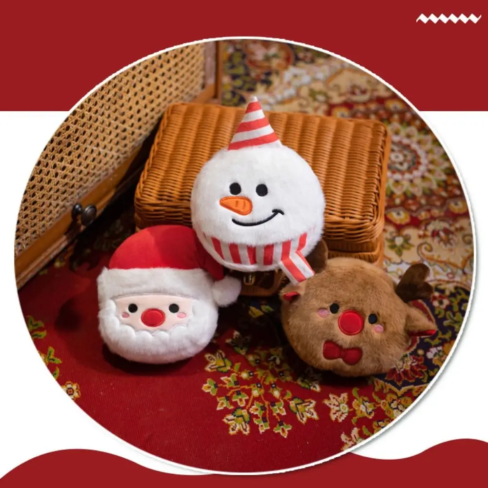 Babbo Natale carino albero di Natale cuscino di peluche Kawaii super morbido cuscino di tiro cartone animato farcito albero di Natale vivaio