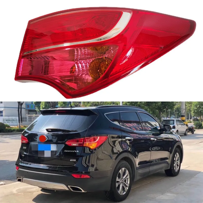 

Outer Tail Lamp For Hyundai Santa Fe 2013 2014 2015 LED Taillight Assembly Rear Brake Lamp Tail Lights 1PCS