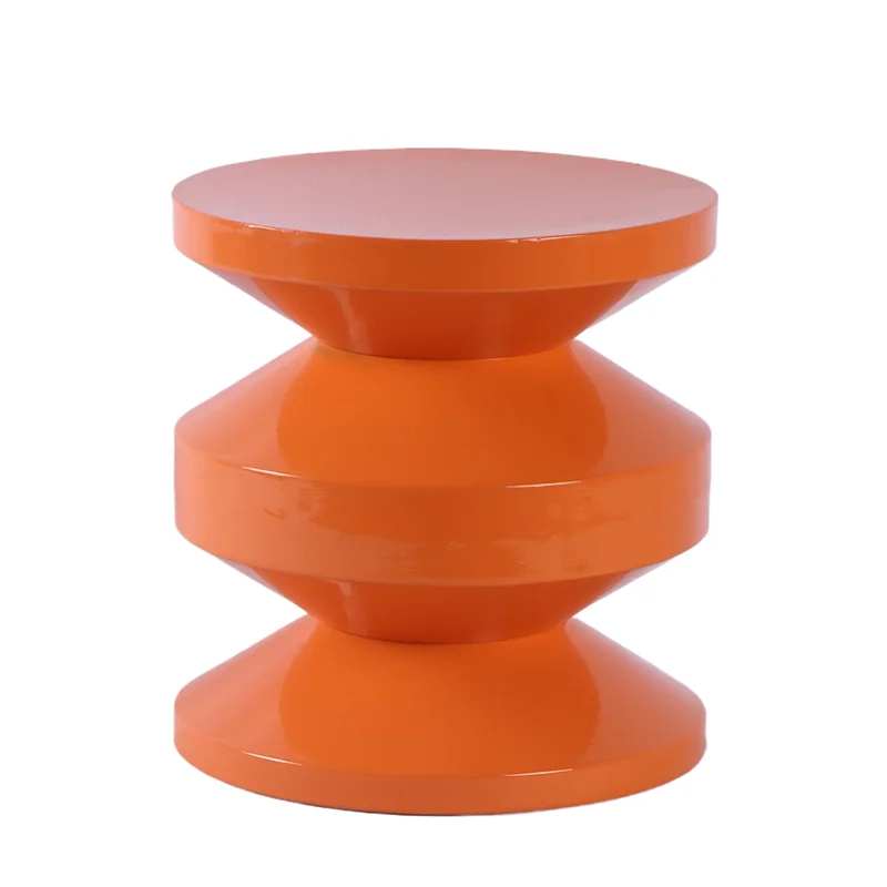 

Shiny industrial metal coffee table, wrought iron side table, living room home decoration coffee table