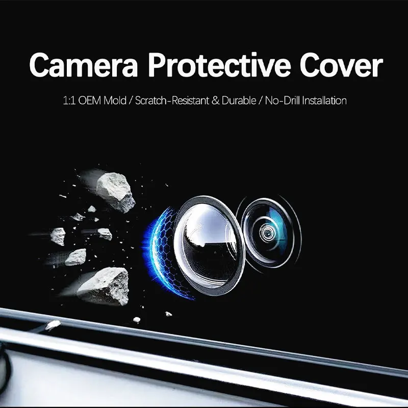 Universal Car Camera Cover 360 view lens protector high definition transparent guard for practical auto refitting accessories