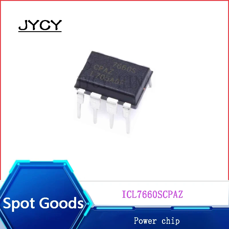 5PCS/lote Power chip ICL7660SCPAZ NEW 7660SCPAZ DIP-8 Voltage Converter IC Power Management Chip