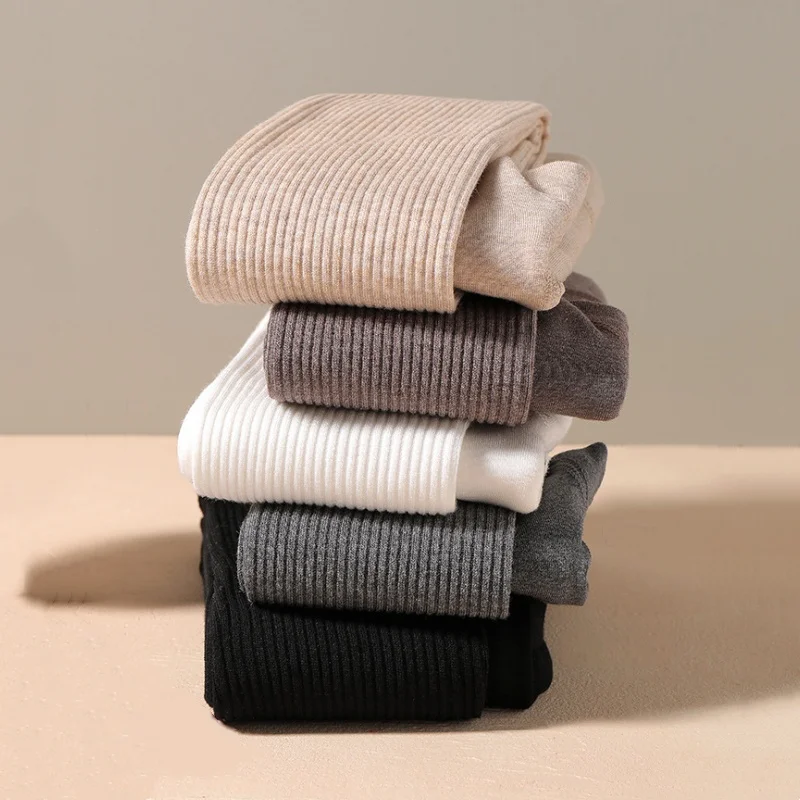 الشتاء الأطفال الجوارب للفتيات سميكة الدافئة الاطفال الفتاة جوارب طويلة في الهواء الطلق طماق الصلبة أفخم الدافئة الطفل الرقص ضيق 2-10Y