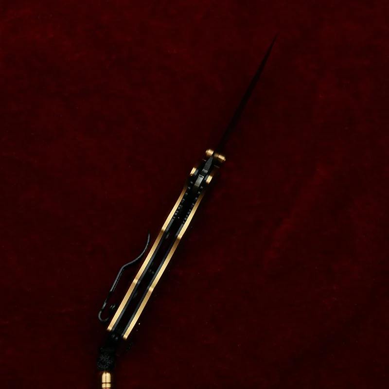 LEMIFSHE-herramienta EDC de bolsillo M4, cuchillo plegable al aire libre, 290BK-2 290, rodamiento de bolas AXISL, mango de aluminio, marca