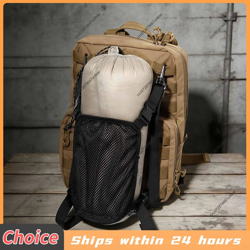 Backpack Helmet Net Cover Outdoor Casual Backpack Net Pocket Backpack Accessory Multi-Purpose Storage Carrying Pouch
