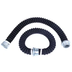 0.5m/1m 40MM Rubber Corrugated Tube Gas Dust Mask Filter Interface Snorkel Wear Resistant Anti-aging Filter Connecting Pipe