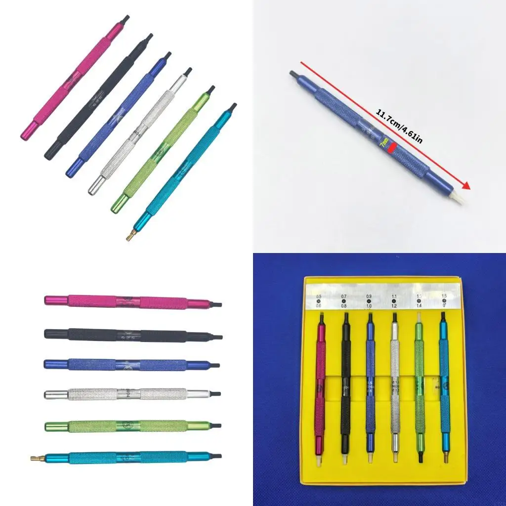 Double Headed Color Coded 6 Tools for Watchmaking and Accessories